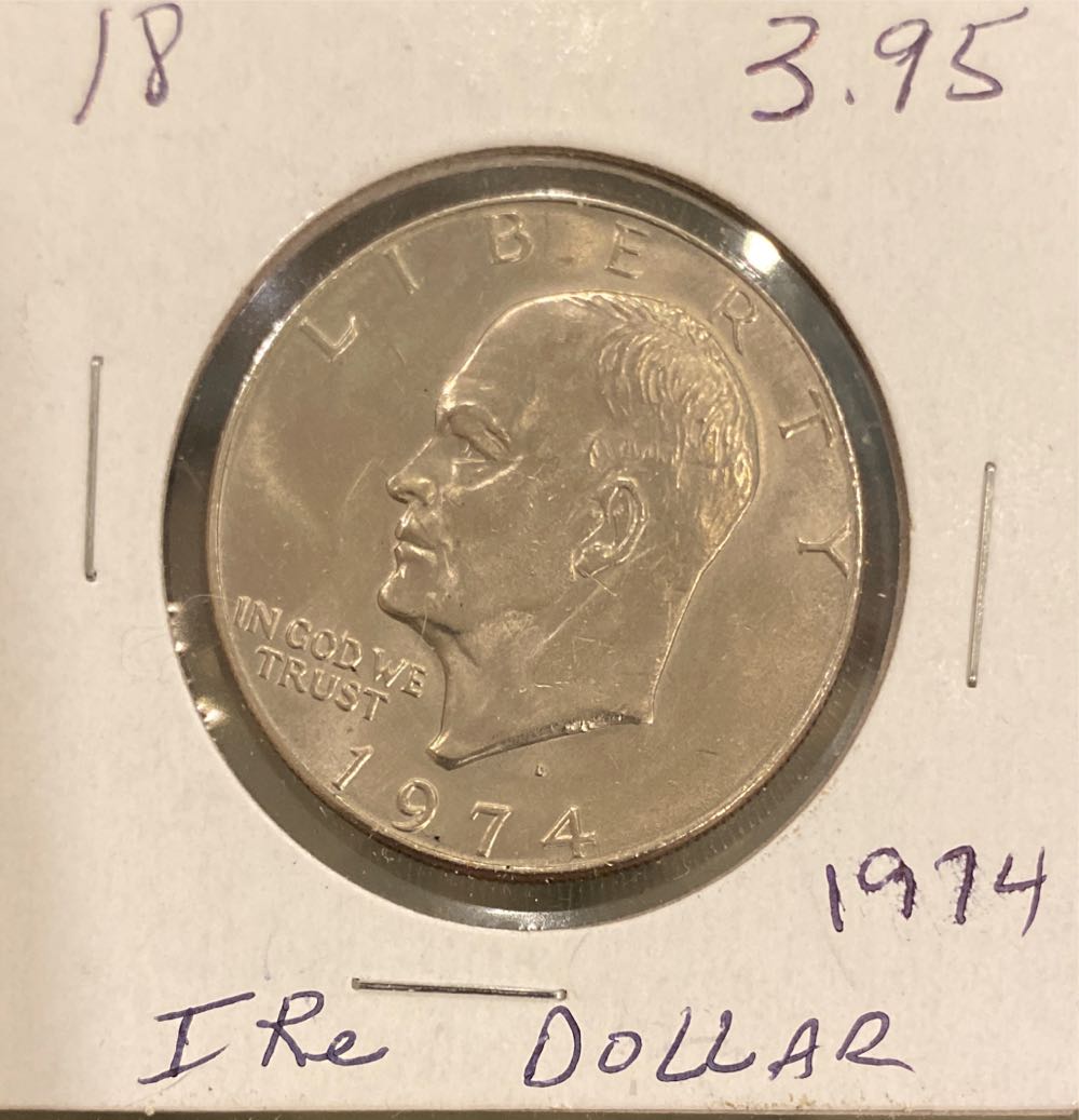 1974 Eisenhower Silver Dollar  coin collectible - Main Image 4