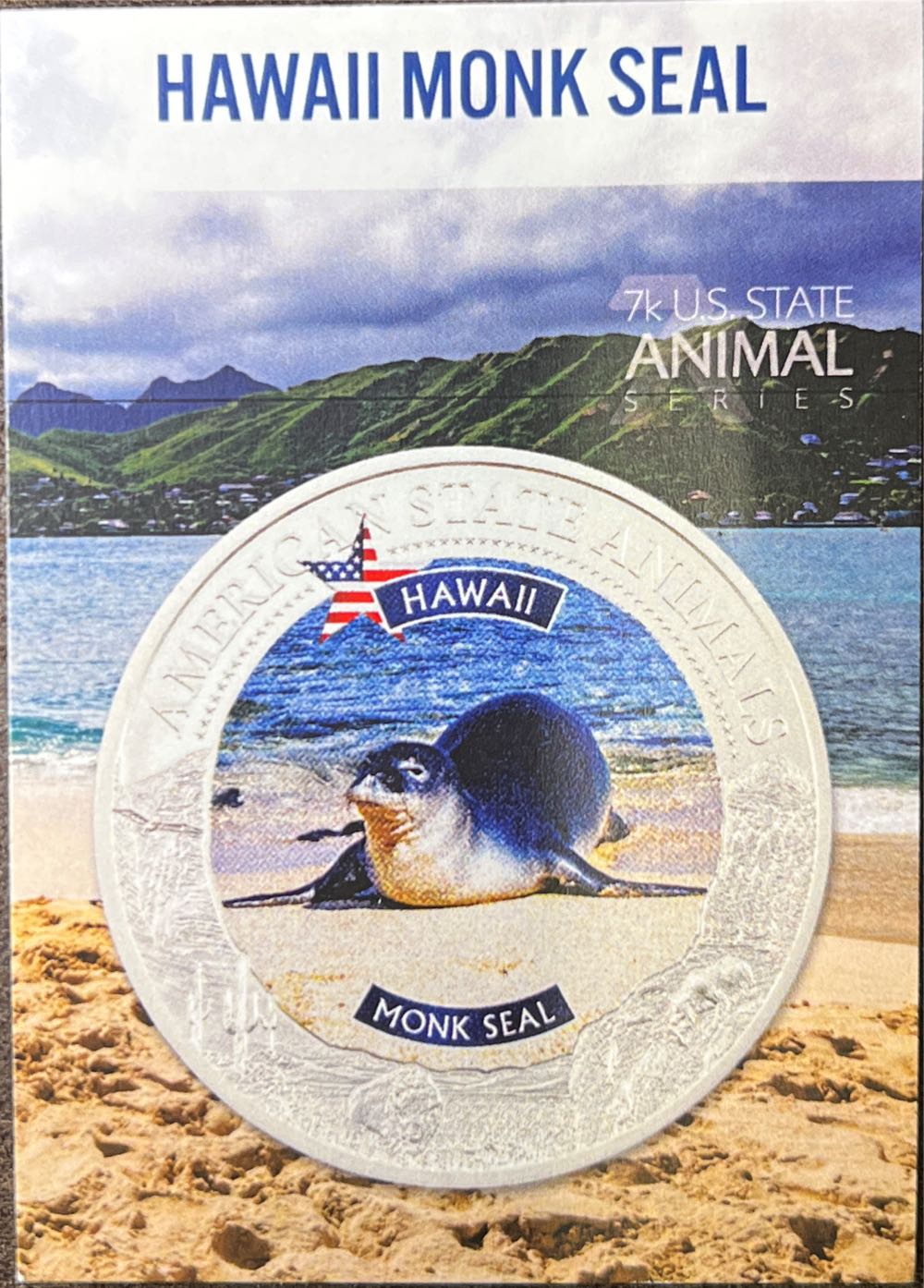 Hawaii - Monk Seal  coin collectible - Main Image 3