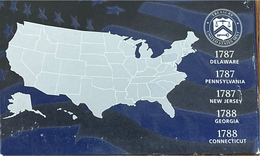 1999 US Mint 50 States Quarters Proof Set  coin collectible - Main Image 2