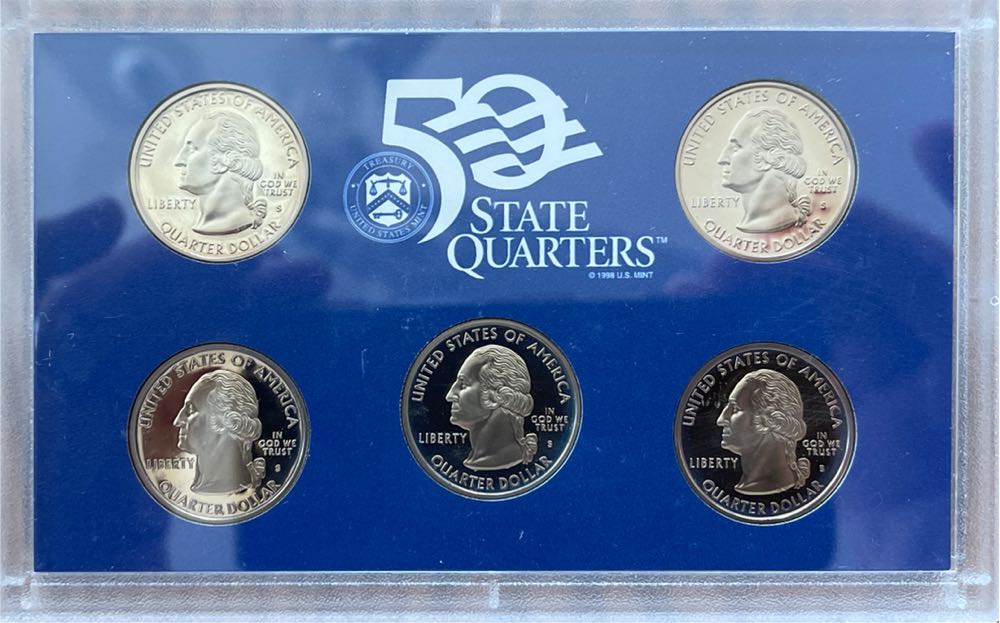1999 US Mint 50 States Quarters Proof Set  coin collectible - Main Image 3