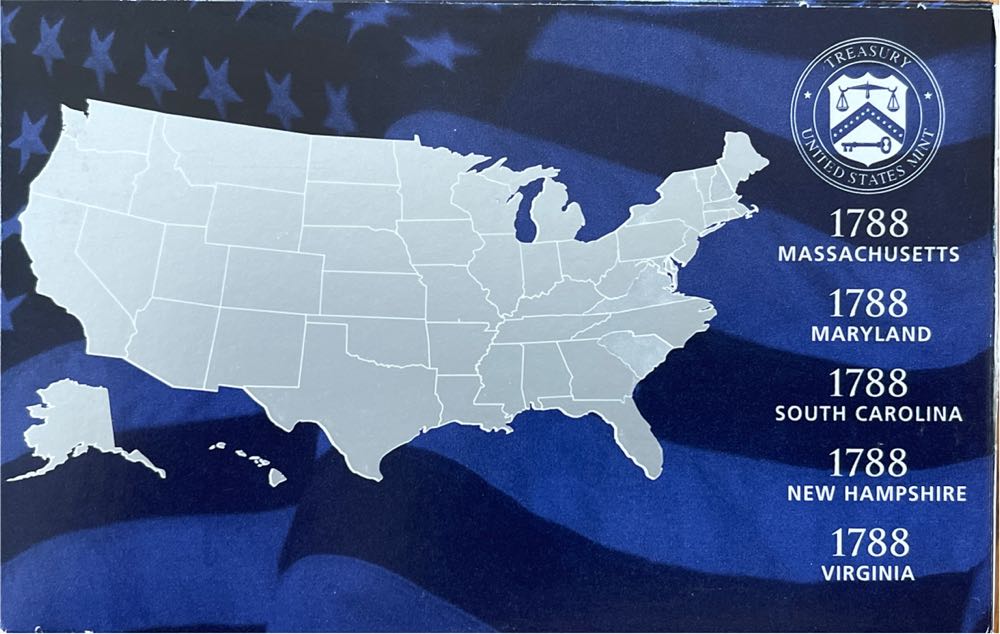 2000 US Mint 50 States Quarters Proof Set  coin collectible - Main Image 2