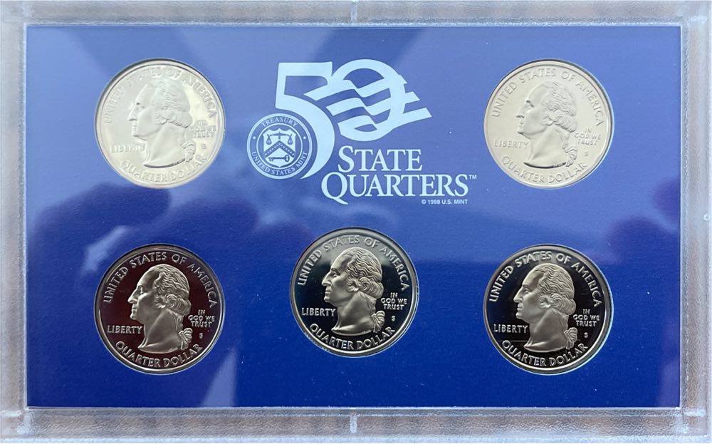 2000 US Mint 50 States Quarters Proof Set  coin collectible - Main Image 3