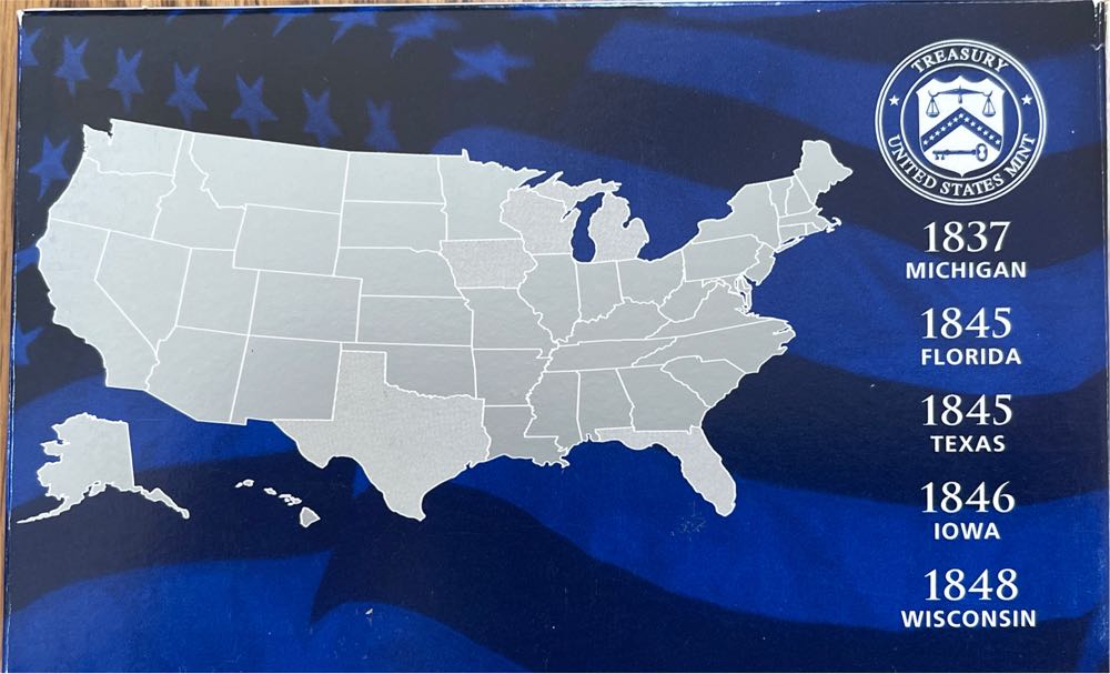 2004 US Mint 50 States Quarters Silver Proof Set  coin collectible - Main Image 2