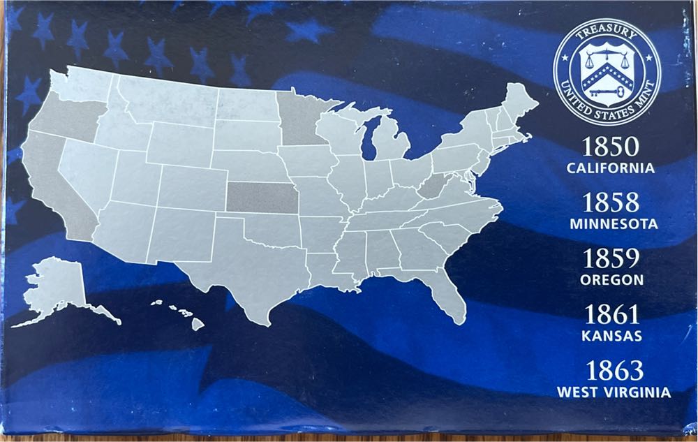 2005 US Mint 50 States Quarters Proof Set  coin collectible - Main Image 2