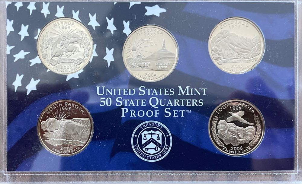2006 US Mint 50 States Quarters Proof Set  coin collectible - Main Image 4
