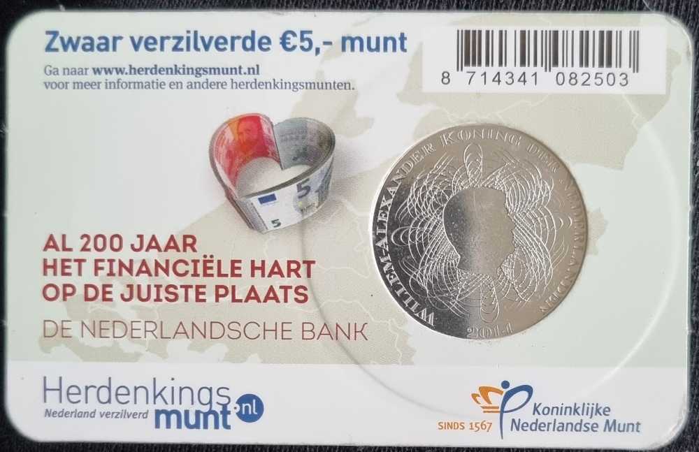Nederlandse Bank Vijfje, De  coin collectible [Barcode 8714341082503] - Main Image 2