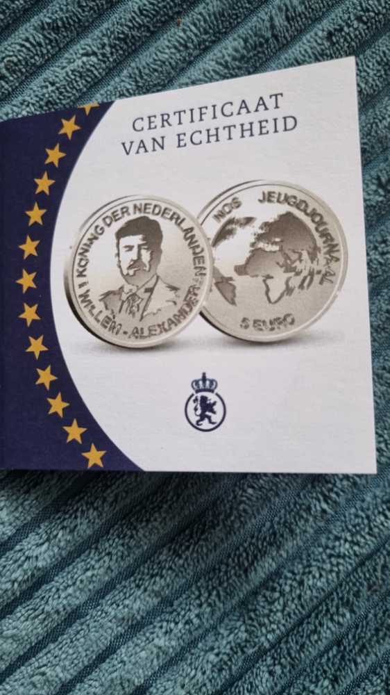 NOS Jeugdjournaal Vijfje, 40 Jaar   coin collectible - Main Image 2