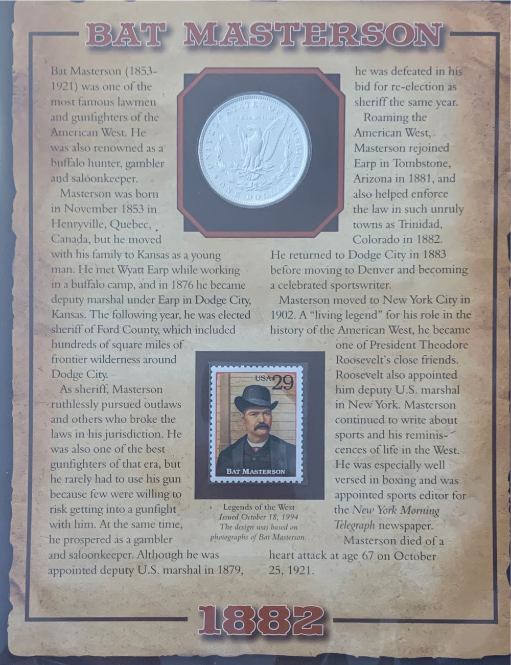 Morgan Silver Dollar  coin collectible - Main Image 2