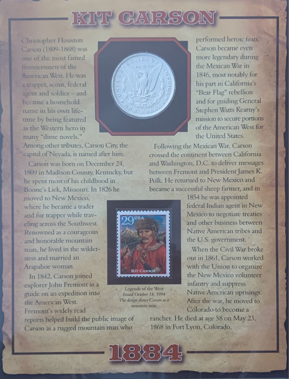 PCS: 1884 Morgan Silver Dollar  coin collectible - Main Image 2