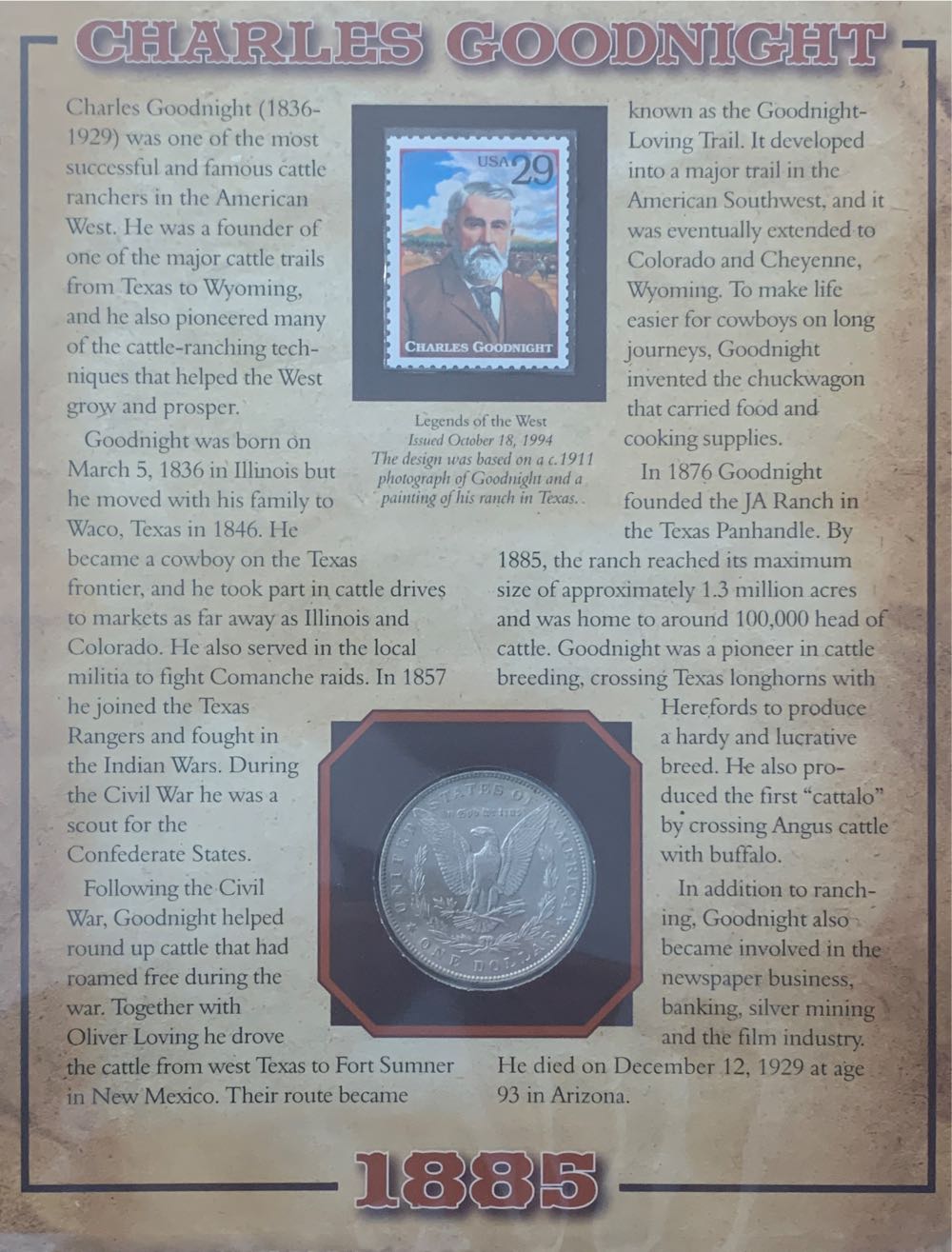 PCS: 1885 Morgan Silver Dollar  coin collectible - Main Image 2