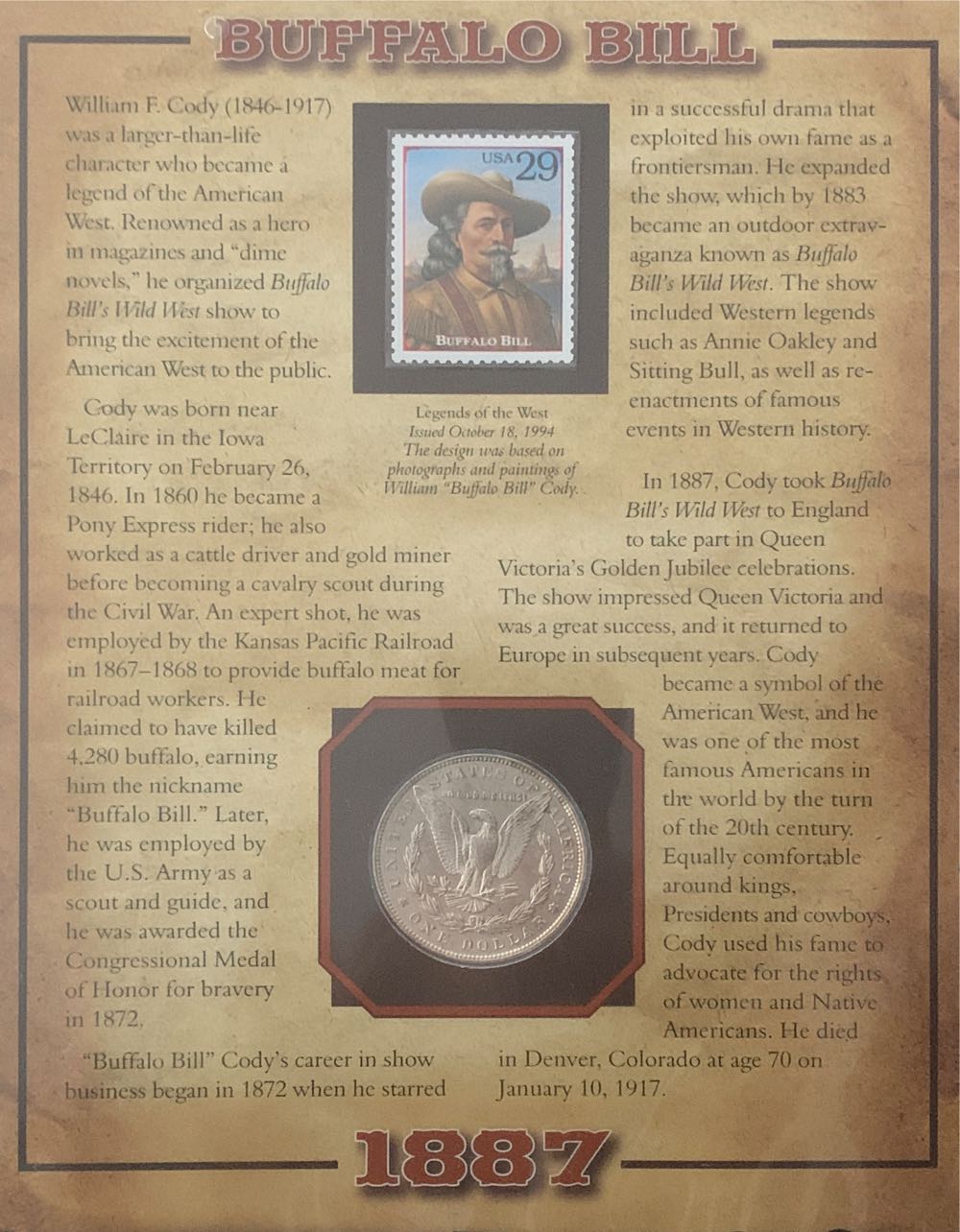 PCS: 1887 Morgan Silver Dollar  coin collectible - Main Image 2