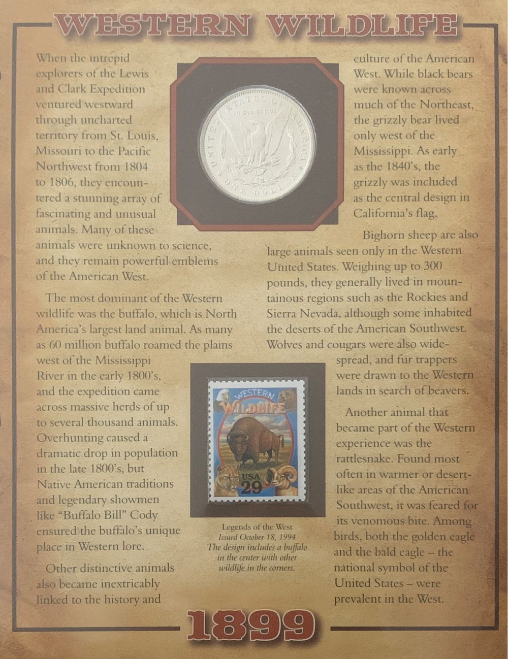 PCS: 1899 Morgan Silver Dollar  coin collectible - Main Image 2