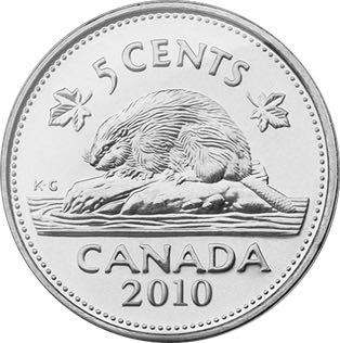 Canadian Nickel  coin collectible - Main Image 2