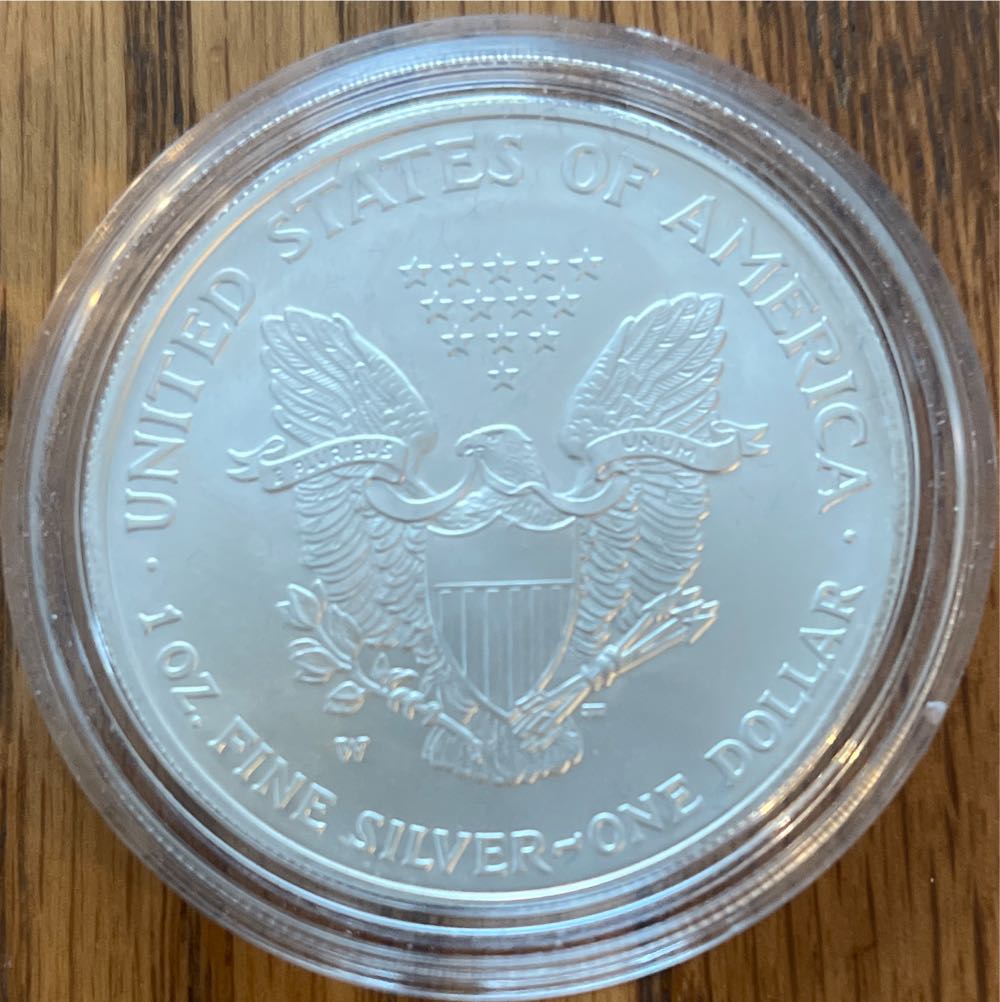 2006 W US Mint American Eagle One Ounce Silver Uncirculated  coin collectible - Main Image 3