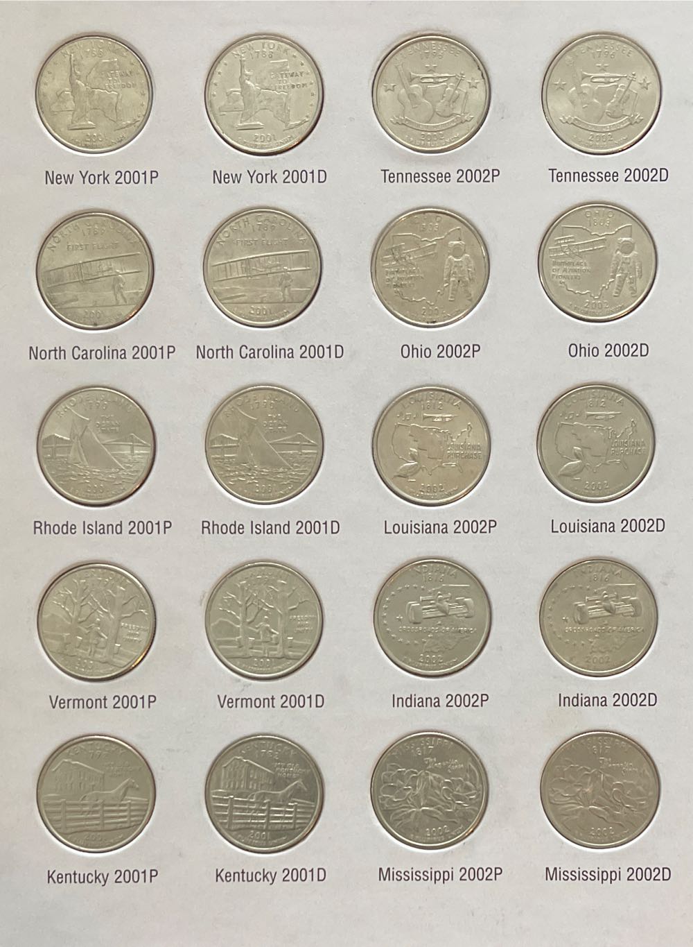 1999-2003 P&D 50 State Quarters  coin collectible - Main Image 3