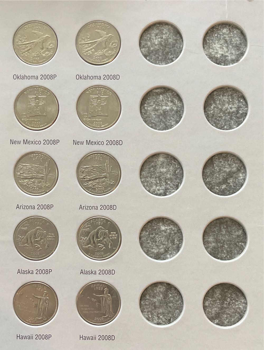 2004-2008 P&D State Quarters  coin collectible - Main Image 4