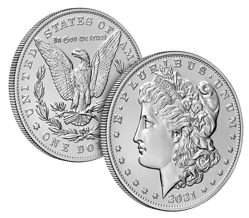 2021 S Morgan S$1  coin collectible - Main Image 3