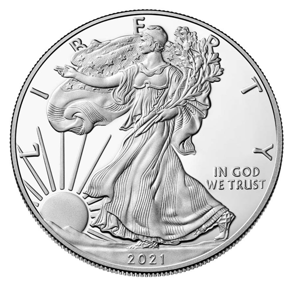 2020 W US Mint American Eagle One Ounce Silver Uncirculated