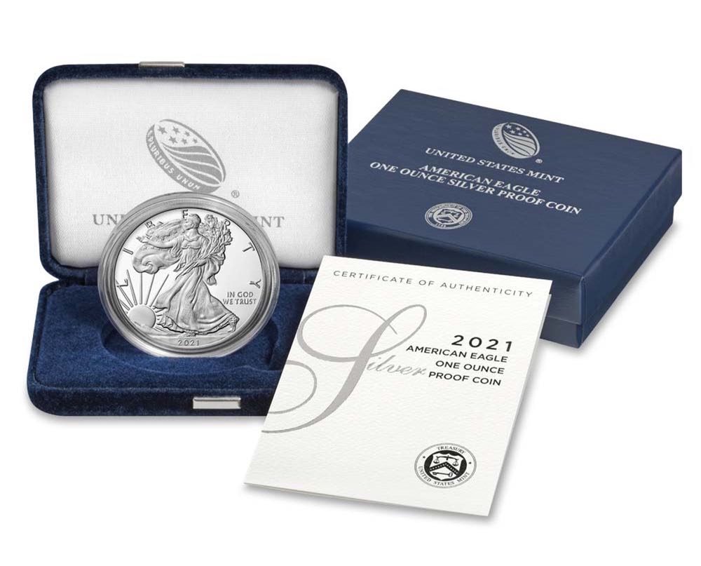2022 Giant Silver Eagle Proof  coin collectible - Main Image 3
