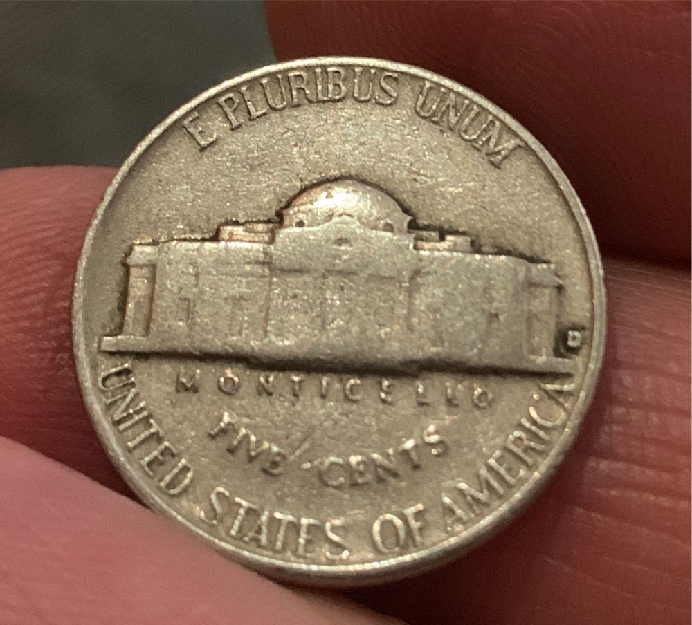 1955 D Jefferson Nickel  coin collectible - Main Image 2