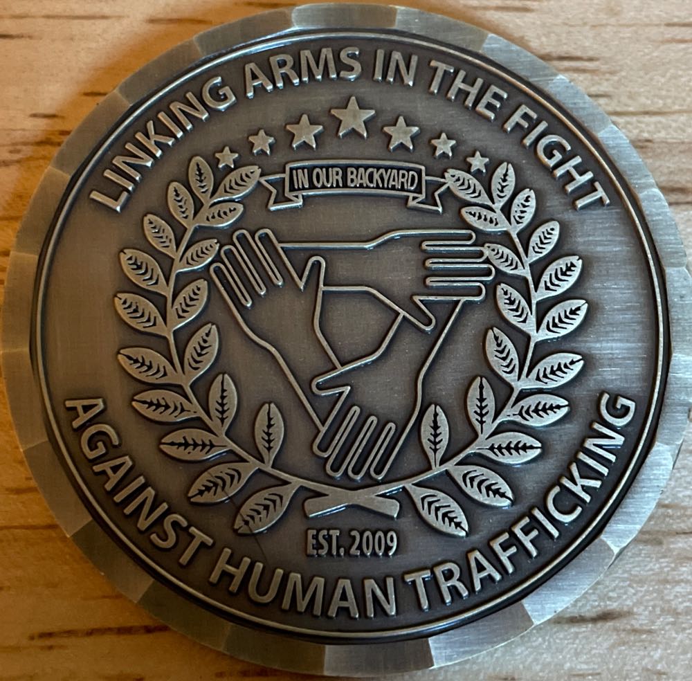 In Our Backyard - Stop Human Trafficking   coin collectible - Main Image 2
