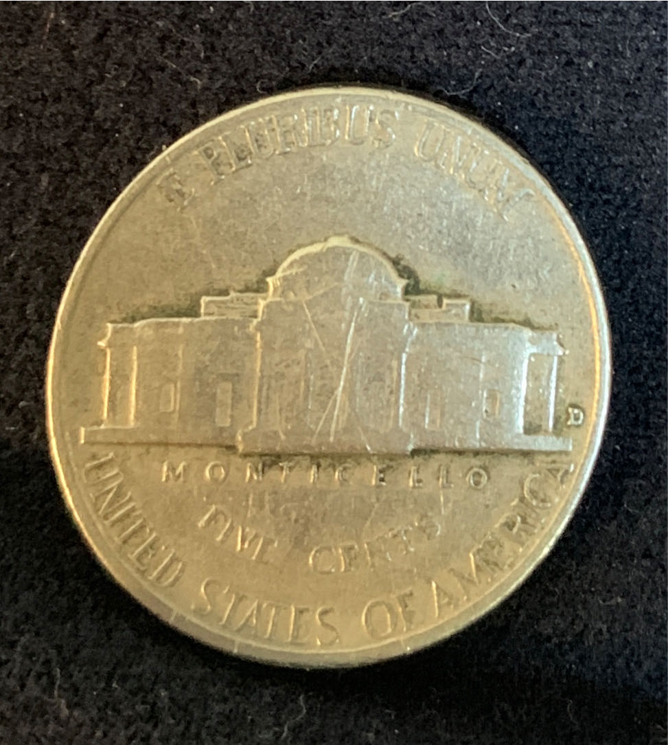 1959 Jefferson Nickel  coin collectible - Main Image 2