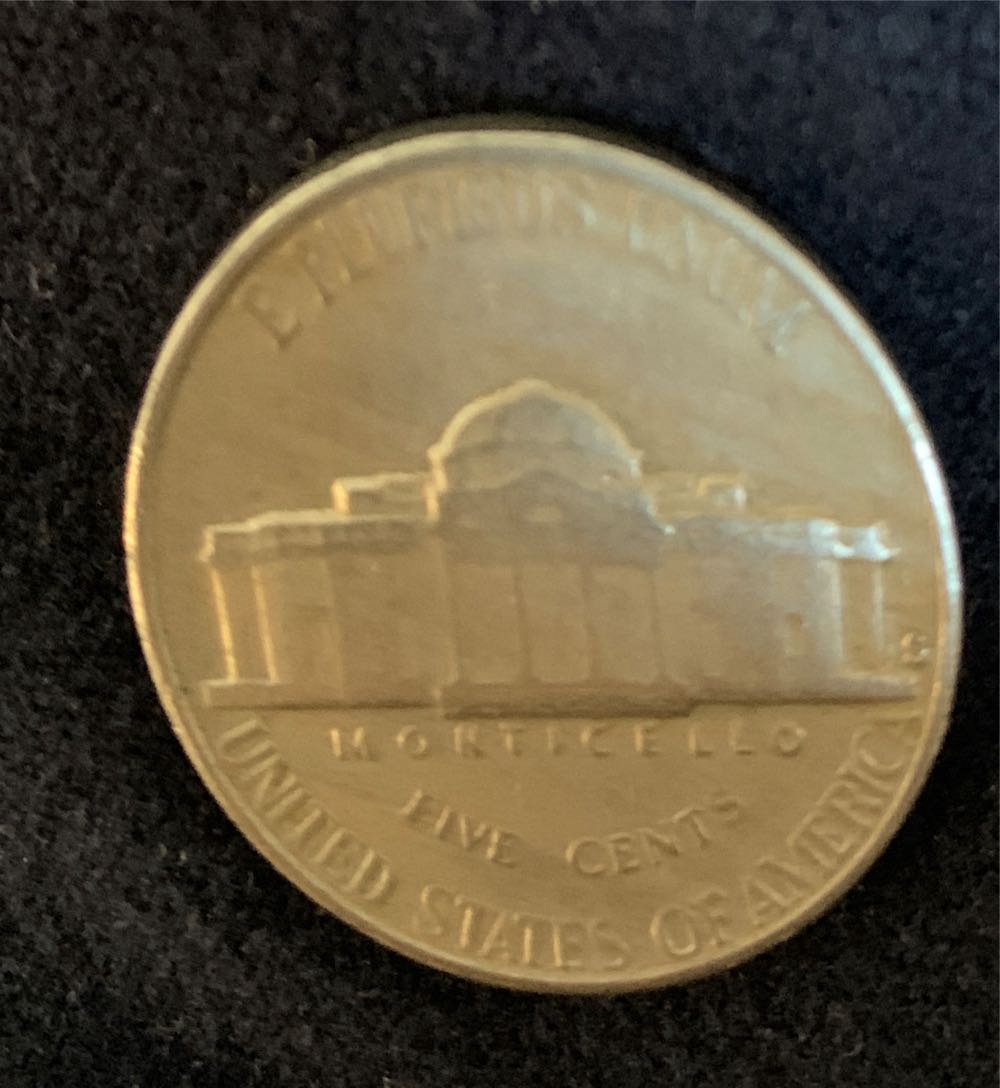 1954 S Jefferson Nickel  coin collectible - Main Image 2