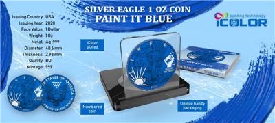 Paint It Blue ”Digitalism”  coin collectible - Main Image 4
