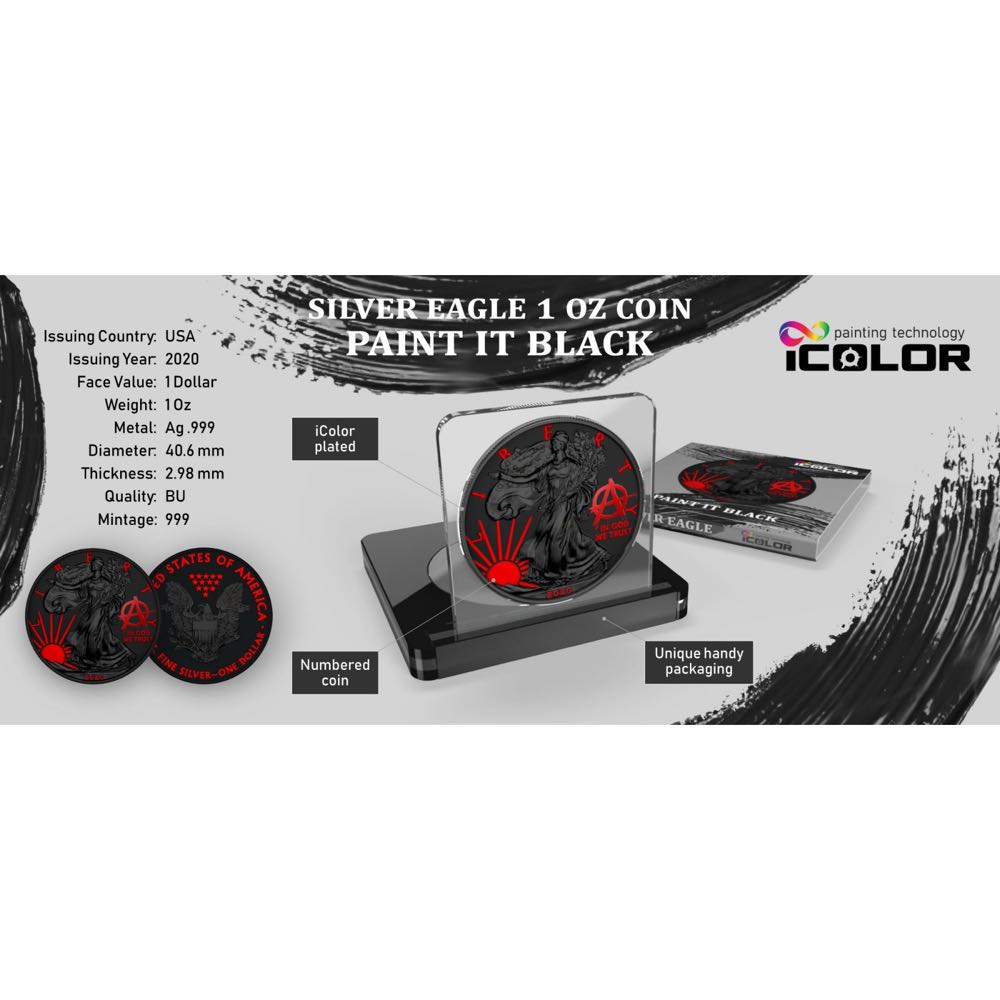 Paint It Black ”Anarchy”  coin collectible - Main Image 4