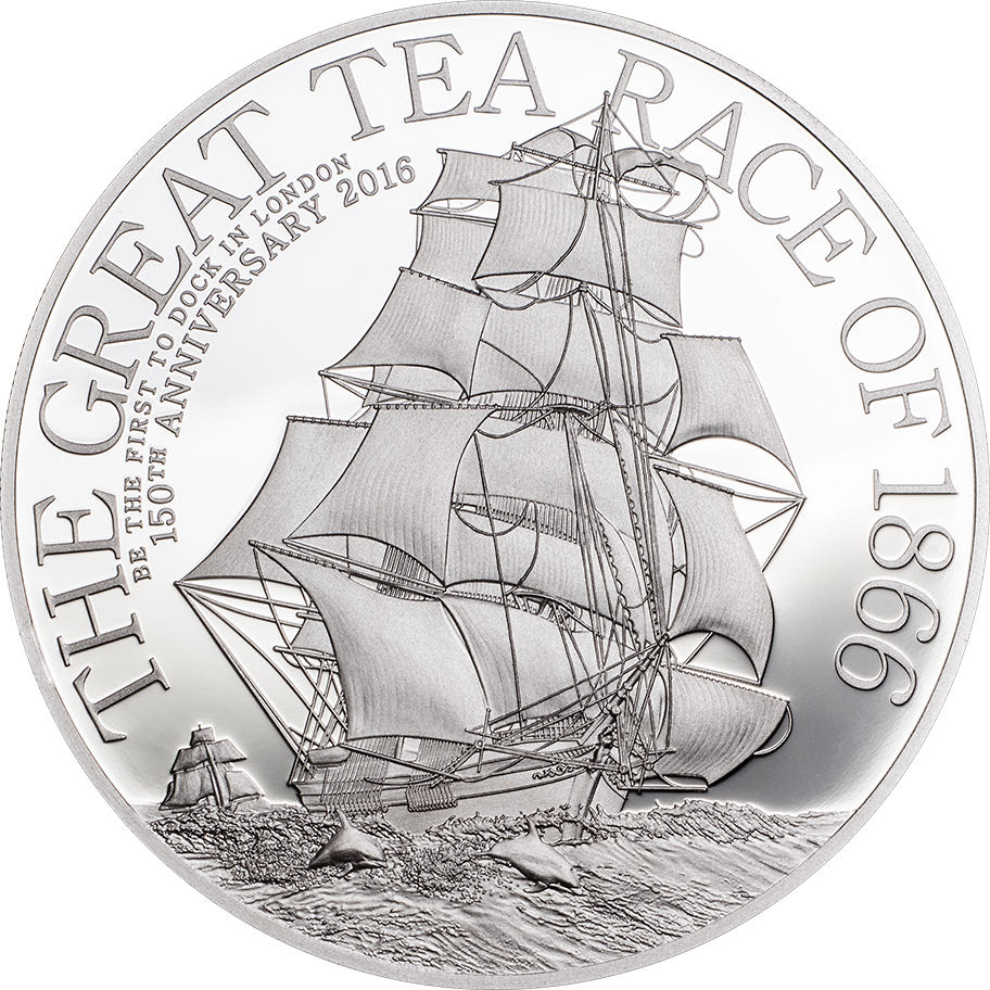 2016 The Great Tea Race of 1866 - 8g  coin collectible - Main Image 2