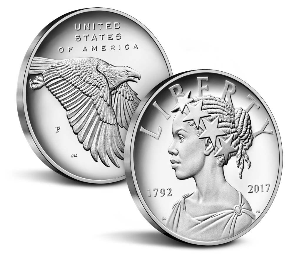 2017 225th Anniversary American Liberty High Relief Silver Medal  coin collectible - Main Image 3