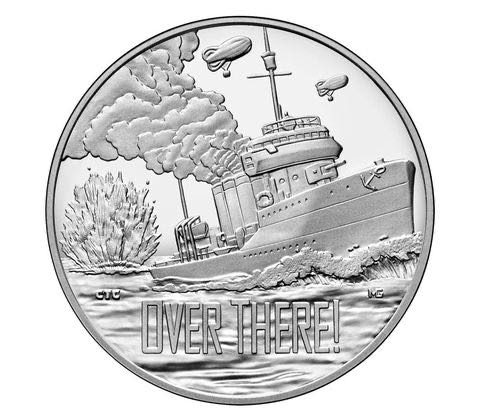 2018 World War I Centennial - U.S. Navy Medal  coin collectible - Main Image 2