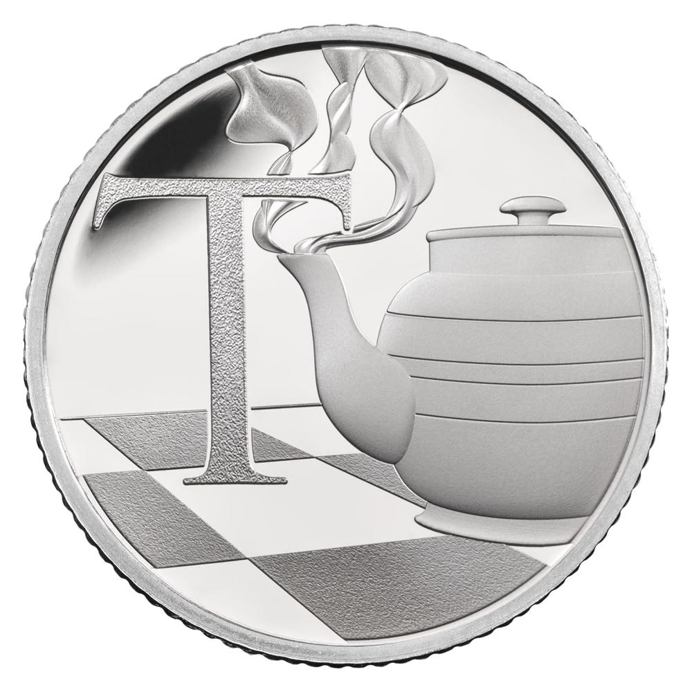 2018 Ten Pence - T is for Tea  coin collectible - Main Image 2