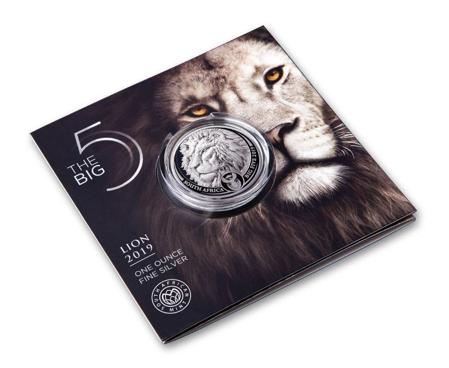 2019 Big 5 Lion  coin collectible - Main Image 4