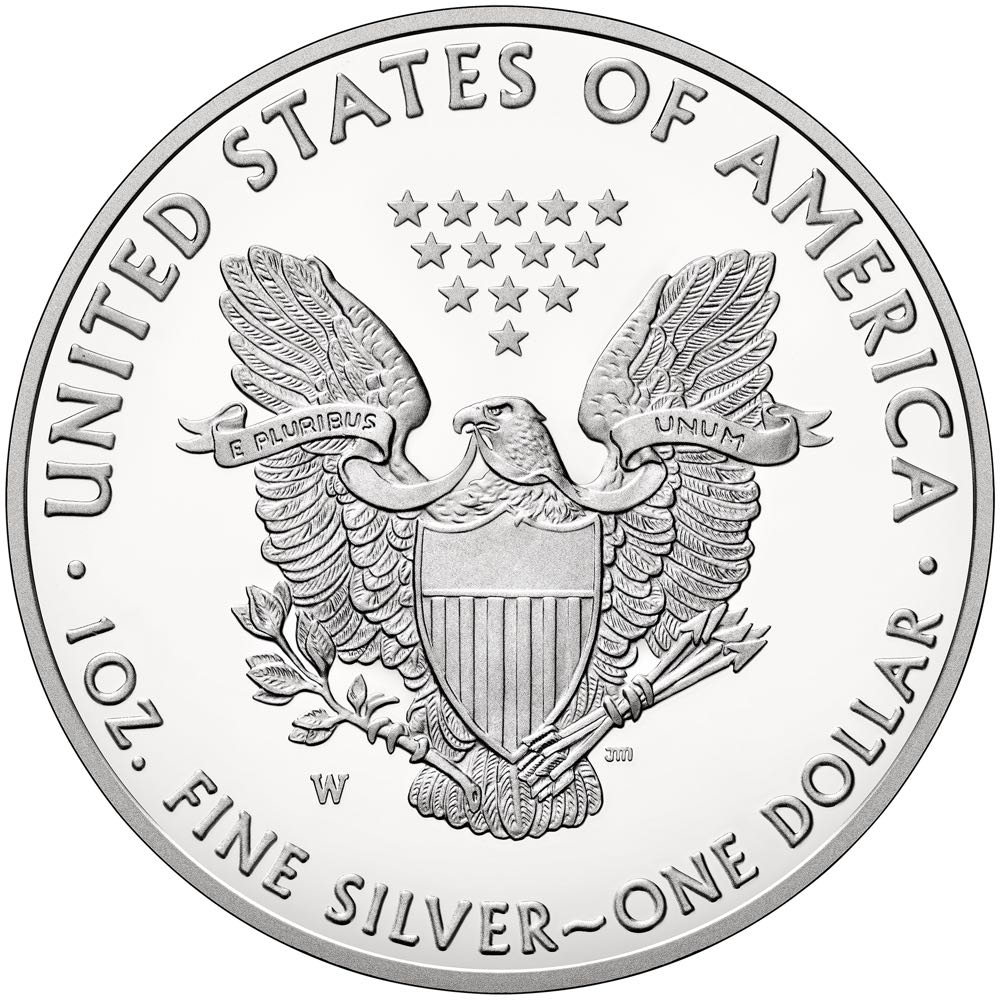 2016 Silver Eagle Proof - W  coin collectible - Main Image 2