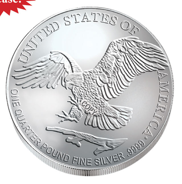2022 Giant Silver Eagle Proof  coin collectible - Main Image 2