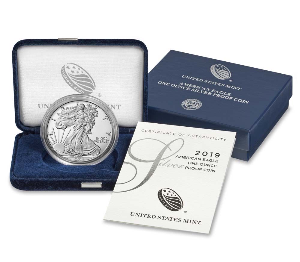 2019 Silver Eagle  coin collectible - Main Image 4