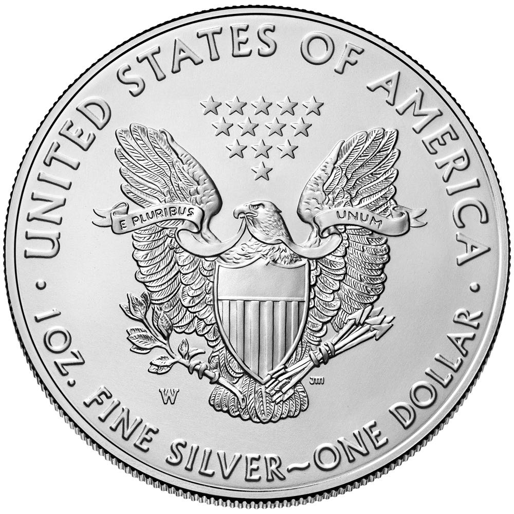 2017 Silver Eagle Uncirculated - P  coin collectible - Main Image 2