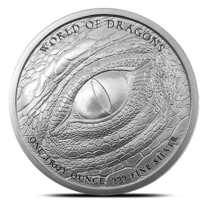 Norse Dragon - Silver Round  coin collectible - Main Image 2