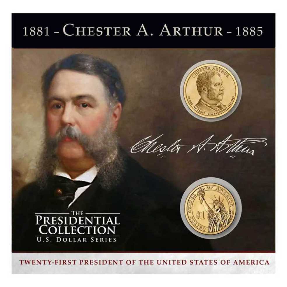 21st President Chester A. Arthur  coin collectible - Main Image 4