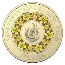 Australian $2 Tokyo Olympic Team  coin collectible [Barcode 9314688103535] - Main Image 2