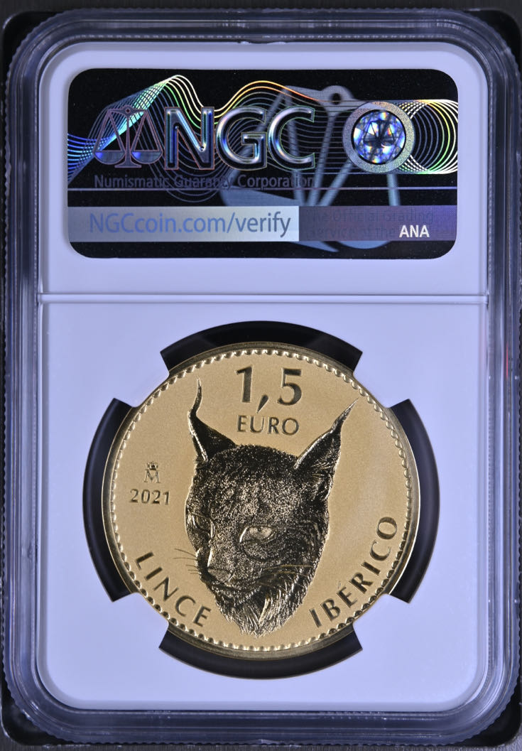 2021M Lynx  coin collectible - Main Image 2