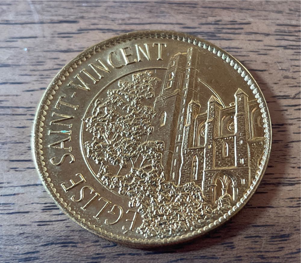 Carcassonne Eglise Saint Vincent  coin collectible - Main Image 1