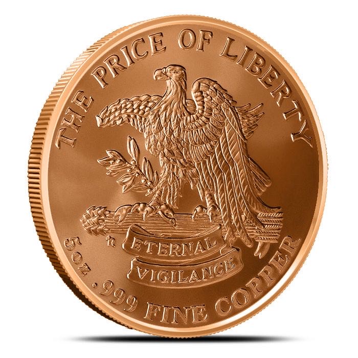 2019 Don’t Tread On Me - 5oz Copper Round  coin collectible - Main Image 2