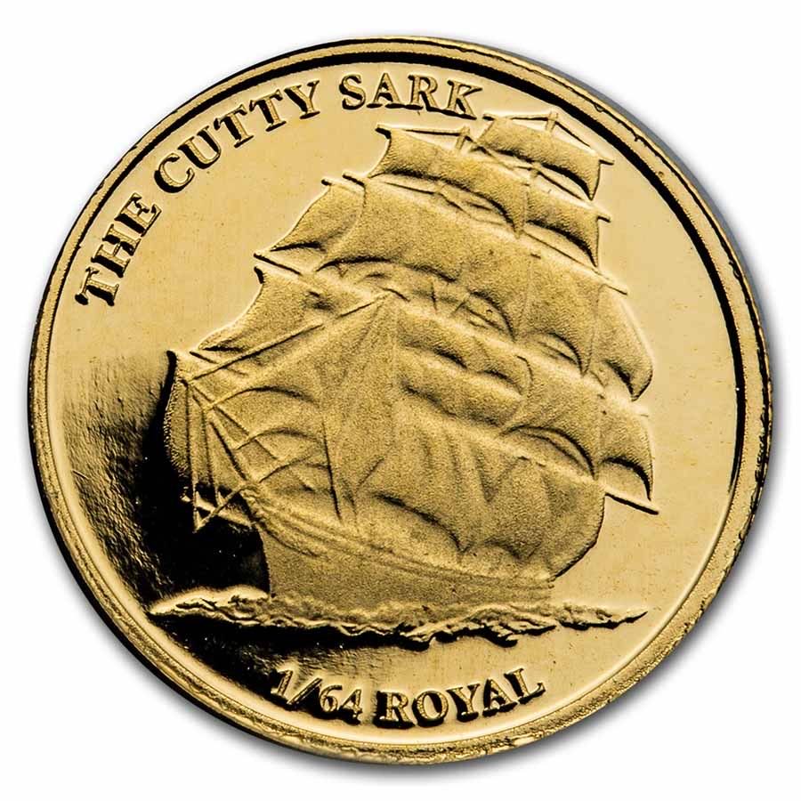 2021 British Indian Ocean Territory Cutty Sark BU - Gold  coin collectible - Main Image 2