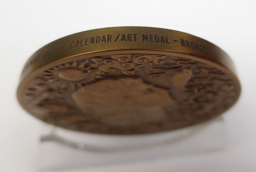 1977 Franklin Mint Calender Art Medal  coin collectible - Main Image 4