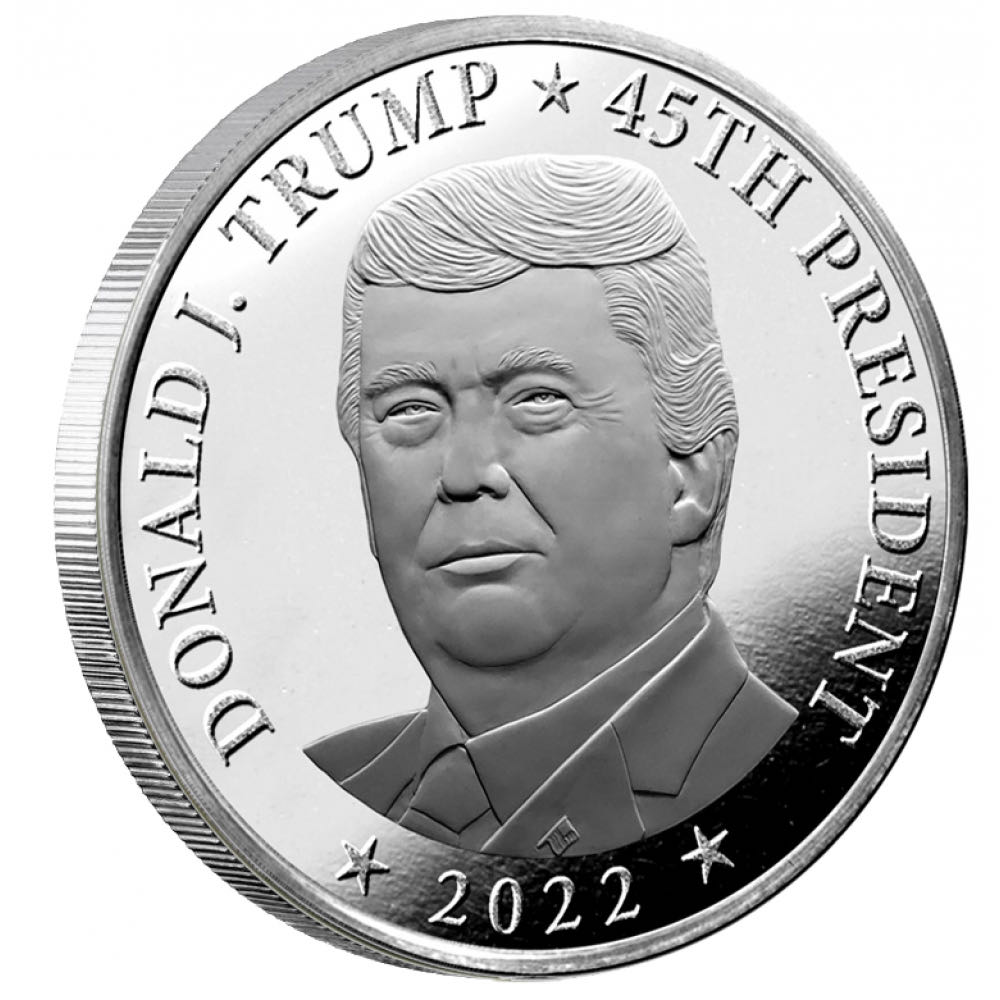 2023 Donald J. Trump - 45th President - Silver Round  coin collectible - Main Image 3