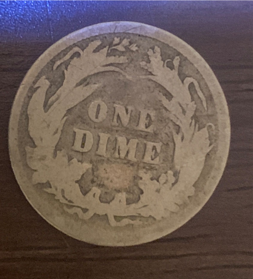 1899 Dime  coin collectible - Main Image 2