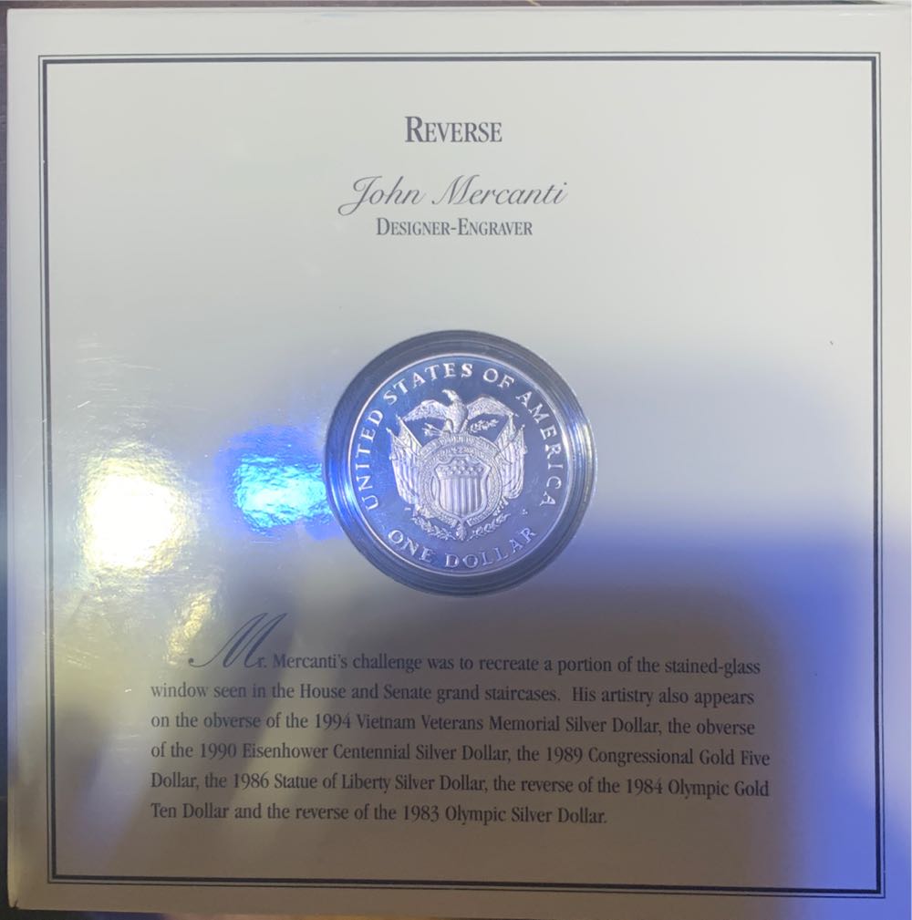 1994 Silver Dollar Proof Coin  coin collectible - Main Image 2