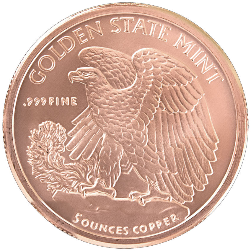 Walking Liberty - 5oz Copper Round  coin collectible - Main Image 2